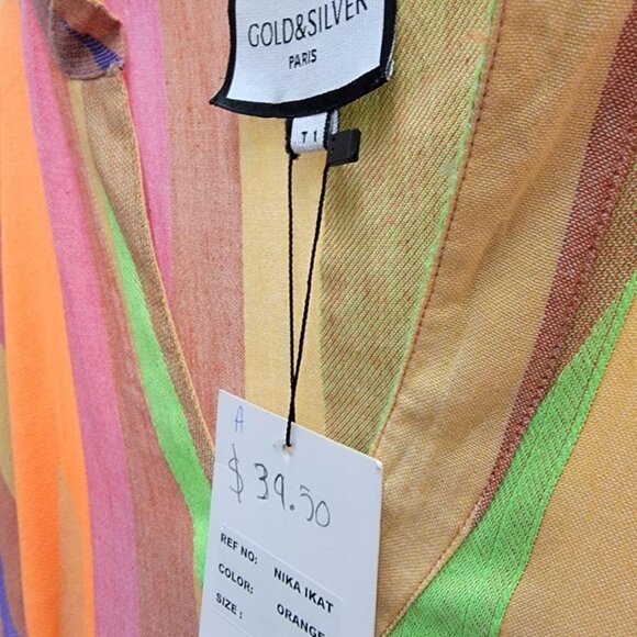 Maxi MutliColored Dress Orange - Picture 4 of 8